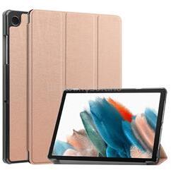 Gigapack Samsung Tab A9 LTE / Tab A9 WIFI GIGAPACK Tok álló, bőr hatású aktív FLIP, asztali tartó, ROZÉARANY (GP-150667) (GP-150667)