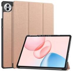 Gigapack Honor Pad 10 WIFI / Pad 10 5G GIGAPACK Tok álló, bőr hatású aktív FLIP, asztali tartó, ROZÉARANY (GP-174960) (GP-174960)