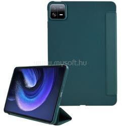 Gigapack Tok álló, bőr hatású (aktív FLIP, oldalra nyíló, TRIFOLD, asztali tartó) SÖTÉTZÖLD (GP-152977) (GP-152977)