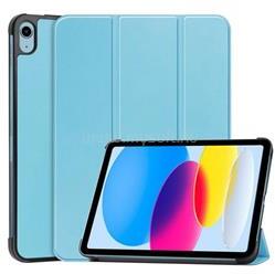 Gigapack IPAD 11 (2025) GIGAPACK Tok álló, bőr hatású aktív FLIP, asztali tartó, VILÁGOSKÉK (GP-133349) (GP-133349)