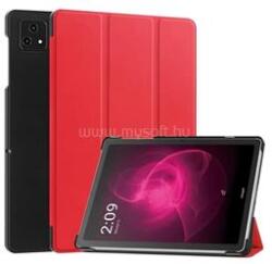 Gigapack T Tablet 5G ( 2023 ) GIGAPACK Tok álló, bőr hatású aktív FLIP, asztali tartó, PIROS (GP-153199) (GP-153199)