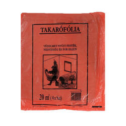 BT Takarófólia vékony piros 4X5m (25db/karton) (DA503XSZHT5999540450114)