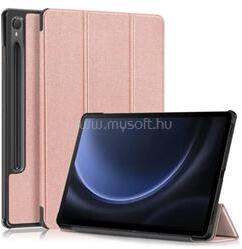Gigapack Samsung Tab S10 Lite WIFI / Tab S10 Lite LTE GIGAPACK Tok álló, bőr hatású aktív FLIP, ceruza tartó, ROZÉARANY (GP-149333) (GP-149333)