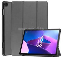 Gigapack Lenovo Tab M10 GIGAPACK Tok álló, bőr hatású aktív FLIP, asztali tartó, SÖTÉTSZÜRKE (GP-138229) (GP-138229)