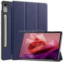 Gigapack Tok álló, bőr hatású (aktív FLIP, oldalra nyíló, TRIFOLD, asztali tartó, ceruza tartó) SÖTÉTKÉK (GP-149854) (GP-149854)