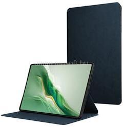 Gigapack Tok álló, bőr hatású (FLIP, oldalra nyíló, TRIFOLD, asztali tartó) SÖTÉTKÉK (GP-164493) (GP-164493)