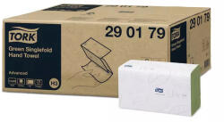 Tork kéztörlő H3 Z hajtogatású Advanced - 2r. , zöld, 250 lap/csg, 15csg/karton (DA503XSZHT290179)