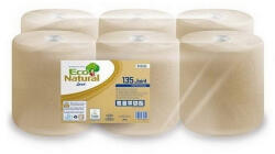 Lucart ECO Natural tekercses kéztörlő 2 rétegű, 450lap, 135m, 6tekercs/zsugor, 48zsugor/raklap (DA503XSZAD852226)