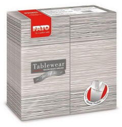 FATO Airlaid szalvéta Quick pocket 40x40cm Millerighe grey 40 lapos (DA503XSZAD88471500)