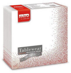 FATO Airlaid szalvéta 40x40cm Puntini piros 50 lapos (DA503XSZAD88445200)