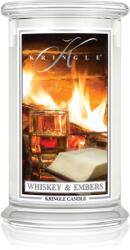 Kringle Candle Whiskey & Embers lumânare parfumată 623 g