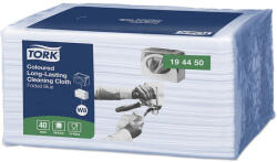Tork tisztítókendő W8 többször használható, hajtogatott, KÉK 38, 5X32, 40db/csg, 8csg/karton (DA503XSZHT194450)