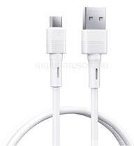 REMAX LEYA adatkábel (USB - microUSB, 2.4A, gyorstöltő, 100cm) FEHÉR (REMAX_RC-C093_M-W) (REMAX_RC-C093_M-W)