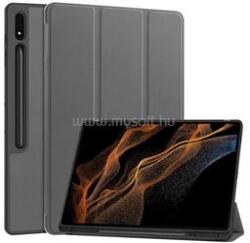 Gigapack Tok álló, bőr hatású (aktív FLIP, oldalra nyíló, TRIFOLD, asztali tartó, ceruza tartó) SÖTÉTSZÜRKE (GP-163651) (GP-163651)