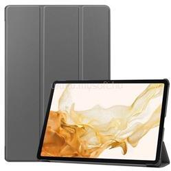 Gigapack Samsung Tab S9 Plus LTE / Tab S9 Plus WIFI GIGAPACK Tok álló, bőr hatású aktív FLIP, ceruza tartó, SÖTÉTSZÜRKE (GP-147069) (GP-147069)