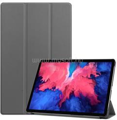 Gigapack Lenovo Tab P11 Plus / Tab P11 5G / Tab P11 GIGAPACK Tok álló, bőr hatású aktív FLIP, asztali tartó, SÖTÉTSZÜRKE (GP-102454) (GP-102454)