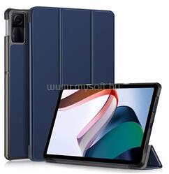 Gigapack Tok álló, bőr hatású (aktív FLIP, oldalra nyíló, TRIFOLD, asztali tartó) SÖTÉTKÉK (GP-150455) (GP-150455)