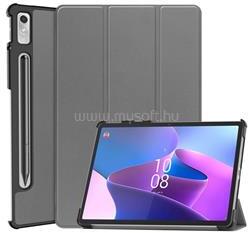 Gigapack Tok álló, bőr hatású (aktív FLIP, oldalra nyíló, TRIFOLD, asztali tartó, ceruza tartó) SÖTÉTSZÜRKE (GP-138933) (GP-138933)