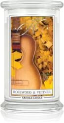 Kringle Candle Rosewood & Vetiver illatgyertya 623 g