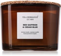 Vila Hermanos Apothecary Red Saffron & Cedar Blue lumânare parfumată 350 g