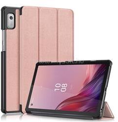 Gigapack Tok álló, bőr hatású (aktív FLIP, oldalra nyíló, TRIFOLD, asztali tartó) ROZÉARANY (GP-138223) (GP-138223)