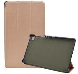 Gigapack Tok álló, bőr hatású (aktív FLIP, oldalra nyíló, TRIFOLD, asztali tartó) ROZÉARANY (GP-109661) (GP-109661)