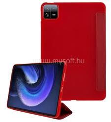 Gigapack Tok álló, bőr hatású (aktív FLIP, oldalra nyíló, TRIFOLD, asztali tartó) PIROS (GP-152973) (GP-152973)