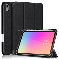 Gigapack IPAD mini 7 (2024) GIGAPACK Tok álló, bőr hatású aktív FLIP, ceruza tartó, FEKETE (GP-110740) (GP-110740)