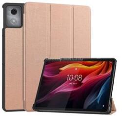 Gigapack Lenovo Tab K11 Plus GIGAPACK Tok álló, bőr hatású aktív FLIP, asztali tartó, ROZÉARANY (GP-168238) (GP-168238)