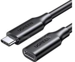 UGREEN US353 adatkábel hosszabbító (Type-C aljzat - Type-C, 100W, 4K, 100cm) FEKETE (UGREEN_US353) (UGREEN_US353)