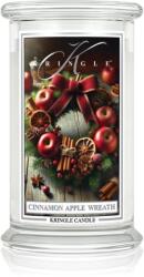 Kringle Candle Cinnamon Apple Wreath ароматна свещ 623 гр