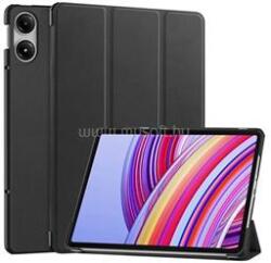 Gigapack Tok álló, bőr hatású (aktív FLIP, oldalra nyíló, TRIFOLD, asztali tartó) FEKETE (GP-159638) (GP-159638)