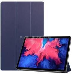 Gigapack Lenovo Tab P11 Plus / Tab P11 5G / Tab P11 GIGAPACK Tok álló, bőr hatású aktív FLIP, asztali tartó, SÖTÉTKÉK (GP-102452) (GP-102452)