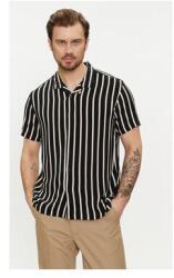 Brave Soul Férfi ing, Brave Soul, 303976200, Poliészter, S INTL, Fekete (0000303976200_S)