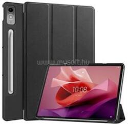 Gigapack Lenovo Tab P12 GIGAPACK tok álló, bőr hatású aktív FLIP, ceruza tartó, FEKETE (GP-149851) (GP-149851)