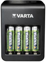 VARTA 57687 LCD Plug Charger + 4x2100 mAh akku (57687101441)