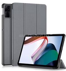 Gigapack Tok álló, bőr hatású (aktív FLIP, oldalra nyíló, TRIFOLD, asztali tartó) SÖTÉTSZÜRKE (GP-150456) (GP-150456)