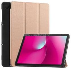 Gigapack T Tablet 2 5G GIGAPACK Tok álló, bőr hatású aktív FLIP, asztali tartó, ROZÉARANY (GP-174501) (GP-174501)
