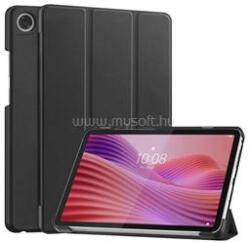 Gigapack Tok álló, bőr hatású (aktív FLIP, oldalra nyíló, TRIFOLD, asztali tartó) FEKETE (GP-172703) (GP-172703)