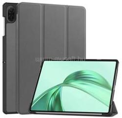 Gigapack Honor Pad X8b WiFi / Pad X8a GIGAPACK Tok álló, bőr hatású aktív FLIP, asztali tartó, SÖTÉTSZÜRKE (GP-163643) (GP-163643)