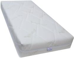 Best Sleep Bamboo DoubleSide Base szuper ortopéd matrac, 140x190x18cm, poliuretán hab, hipoallergén, megfordítható, kemény, levehető bambusz huzat (3636)