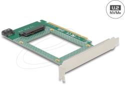 Delock PCI Express x16-kártya - 1 x belső U. 2 NVMe SFF-8639 (90051)