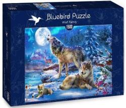 Bluebird Puzzle 1500 db-os puzzle - Winter Wolf Family (70147) (70147)