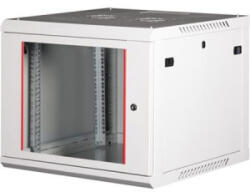 Lande Rack szekrény, fali, 19', 9U, lapraszerelt, 'PROlineB', szürke (RASLN09) (RASLN09)