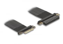 Delock Riser kártya PCI Express 3.0 x4 x4-es apa x8-as bővítőhelyre, 30 cm-es kábellel (81497) (81497) - aqua