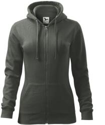 MALFINI Felső női Trendy Zipper 411 sötét palakő M méret (MSEL-87-33-8591729234781)