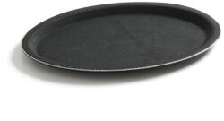 Hendi Tava Hendi pentru servire ovala, poliester armat cu fibra de sticla, neagra 200 x 265 mm, DNH508725 (DNH508725)