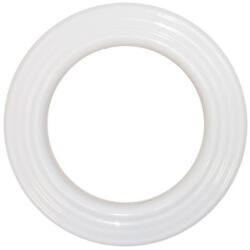  Füstcső 118/120 rózsa fehér zománcozott (87220)