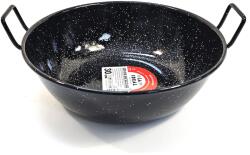 Garcima Tigaie adanca pentru prajit, 2 manere, otel emailat vitrificat, 18 cm, 0.75 litri, La Ideal, Garcima, GRC20318 (GRC20318)