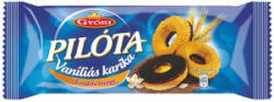 Győri Vaníliás karika, 150 g, ' Pilóta', étcsokoládés (KHE014) (KHE014)
